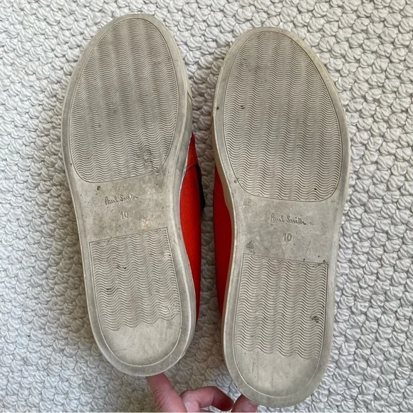 Paul Smith Red Leather Loafers - Picture 9 of 12